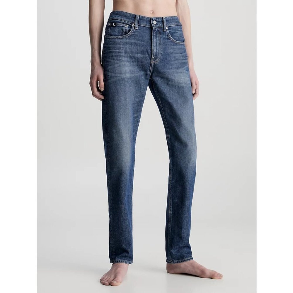 Calvin Klein Blue Straight Fit Jeans P4355